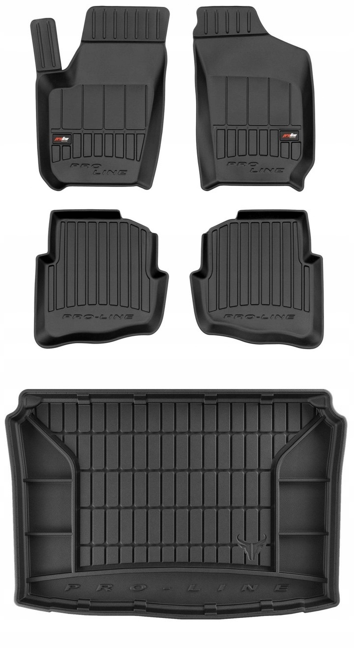 Set 3D gumové rohože Škoda Fabia 1 Hb 1999-2007