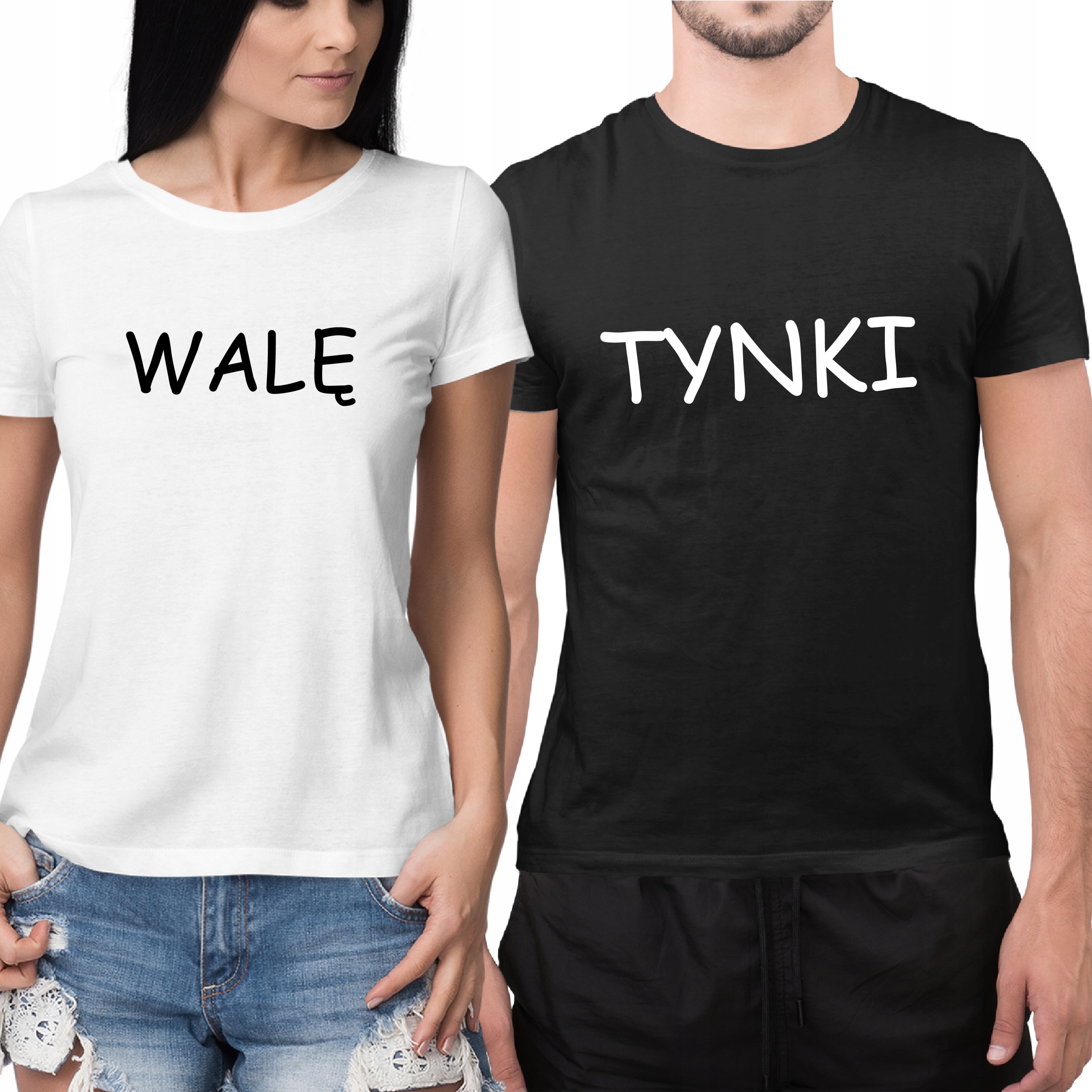 

Zestaw 2 Koszulki Tshirt Na Walentynki Prezent Hit