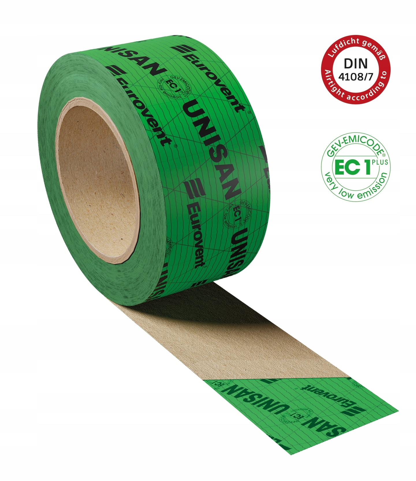 TAŚMA JEDNOSTRONNA ZBROJONA Eurovent UNISAN 60mm x 25mb Marka Eurovent