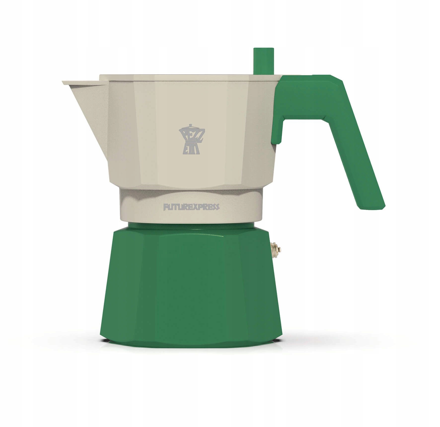 Moka kávovar Pezzetti FutureXpress 3 šálky smalt Forest Green gaz