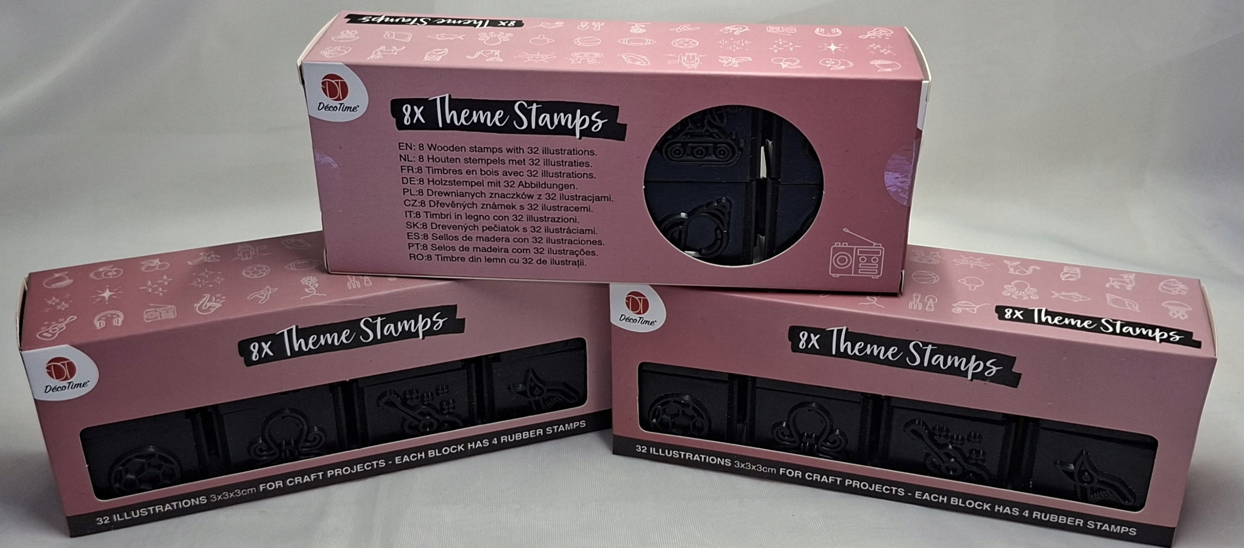 Stemple dekoracyjne zestaw