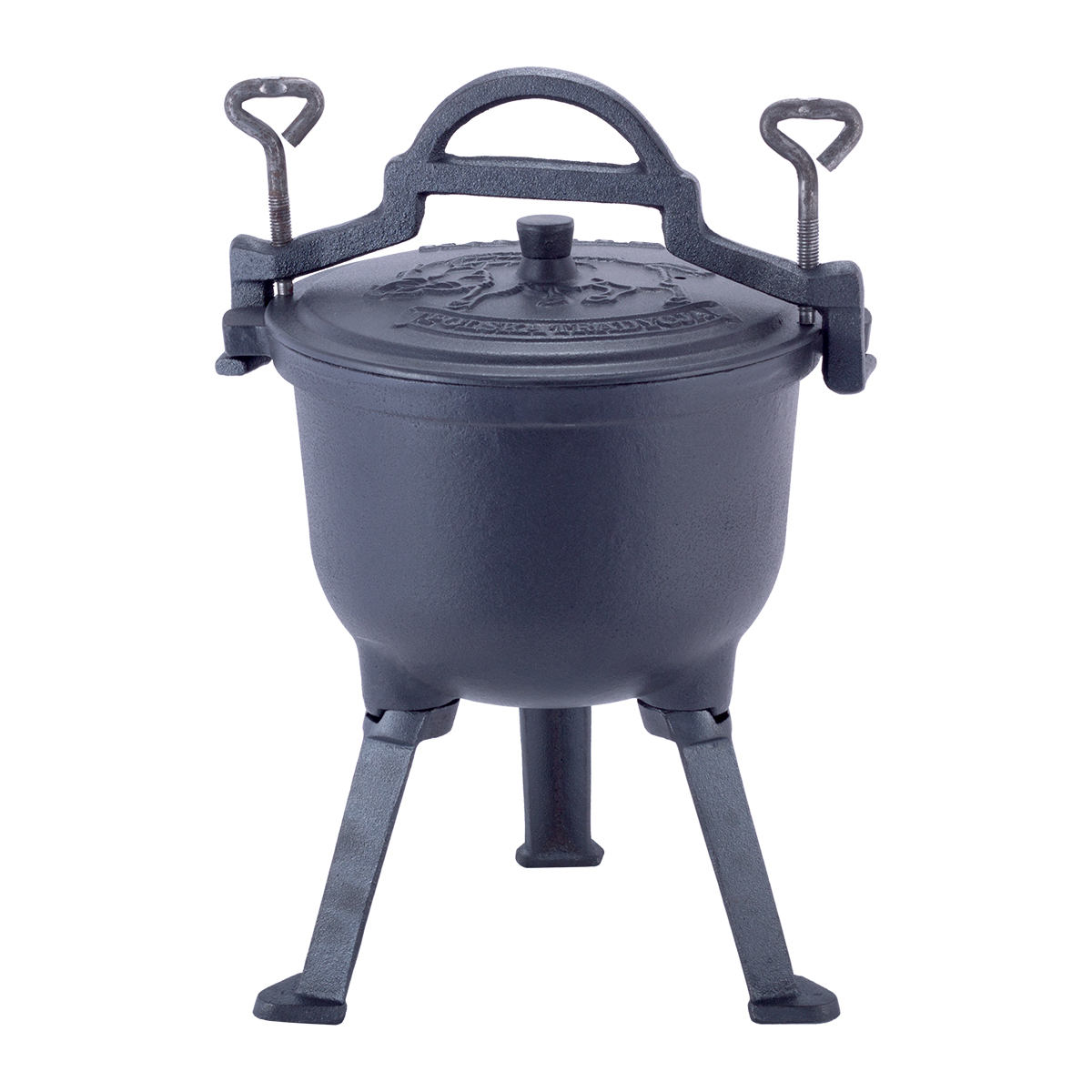 KOCIOŁEK MYŚLIWSKI ŻELIWNY EMALIOWANY POWŁOKA na ognisko Producent Kamille