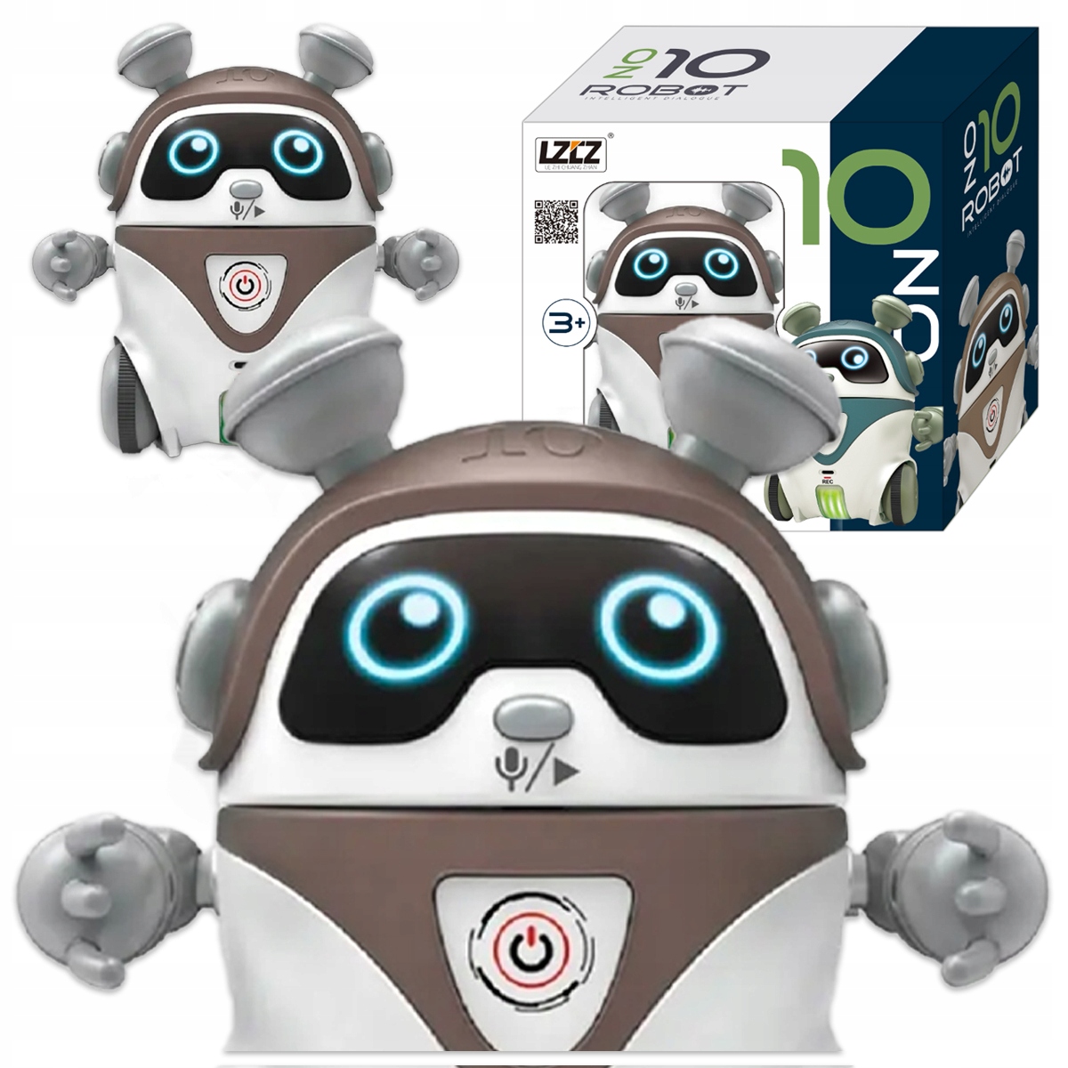 ROBOT INTERAKTYWNY INTELIGENTNY TAŃCZY MÓWI ŚPIEWA NAGRYWA UCZY ANGIELSKIEG Certyfikaty, opinie, atesty CE EN 71