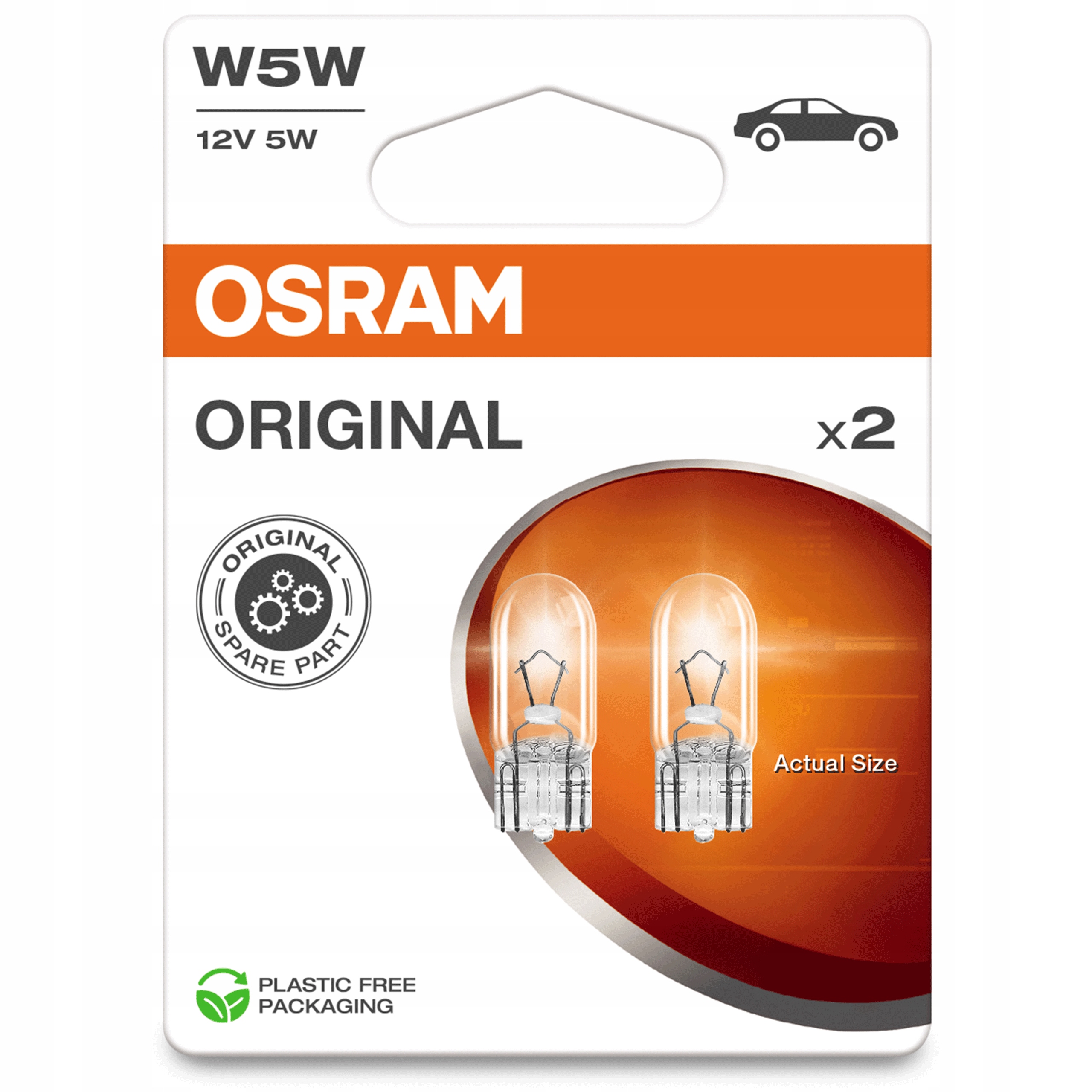 Osram W5W 12V 5W żarówka sygnalizacyjna W2.1x9.5d Ece