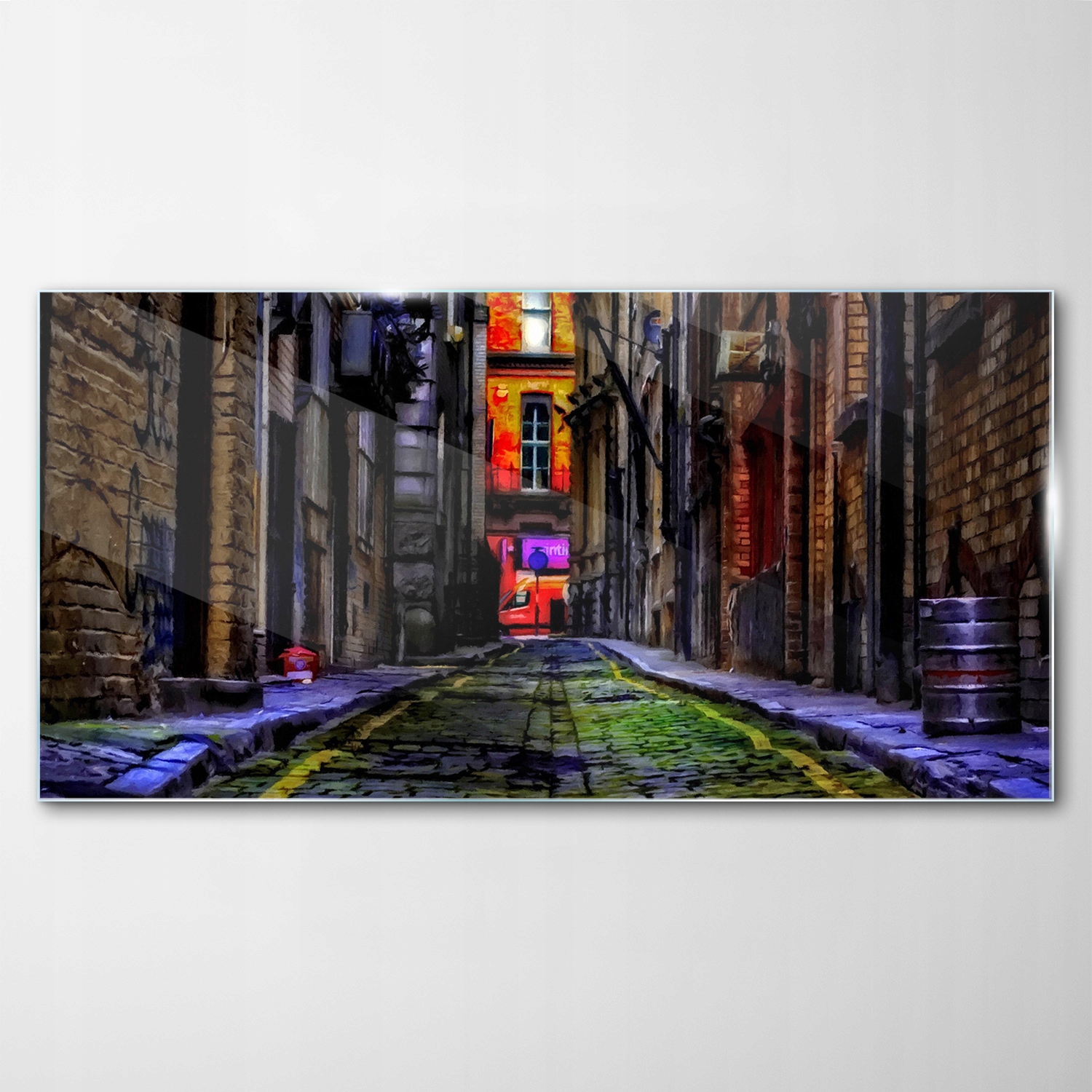 

Obraz na Szkle Dekor Miasto Ulice Budynki 140x70