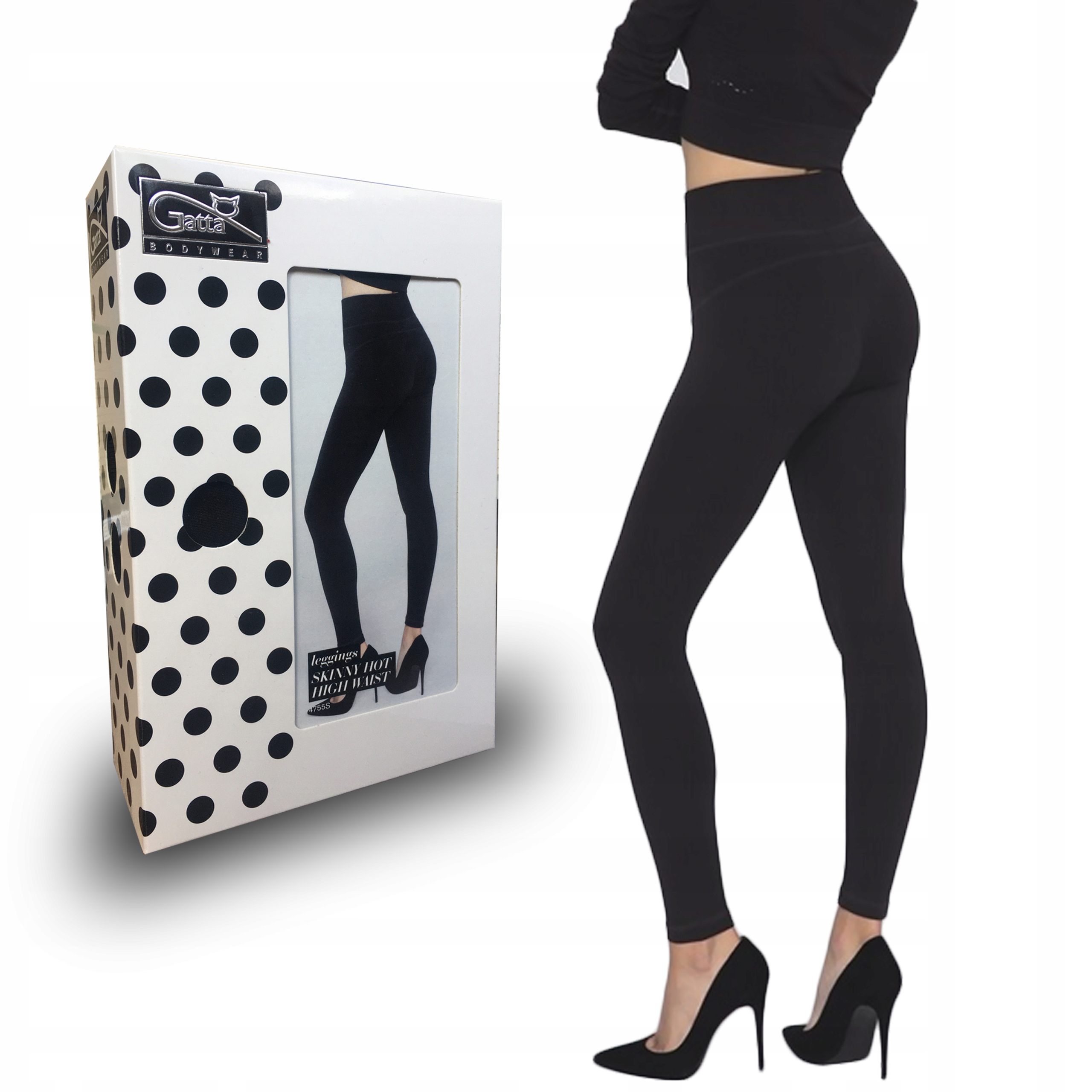 

Gatta leginsy Skinny Hot Hight Waist, wys.stan XL