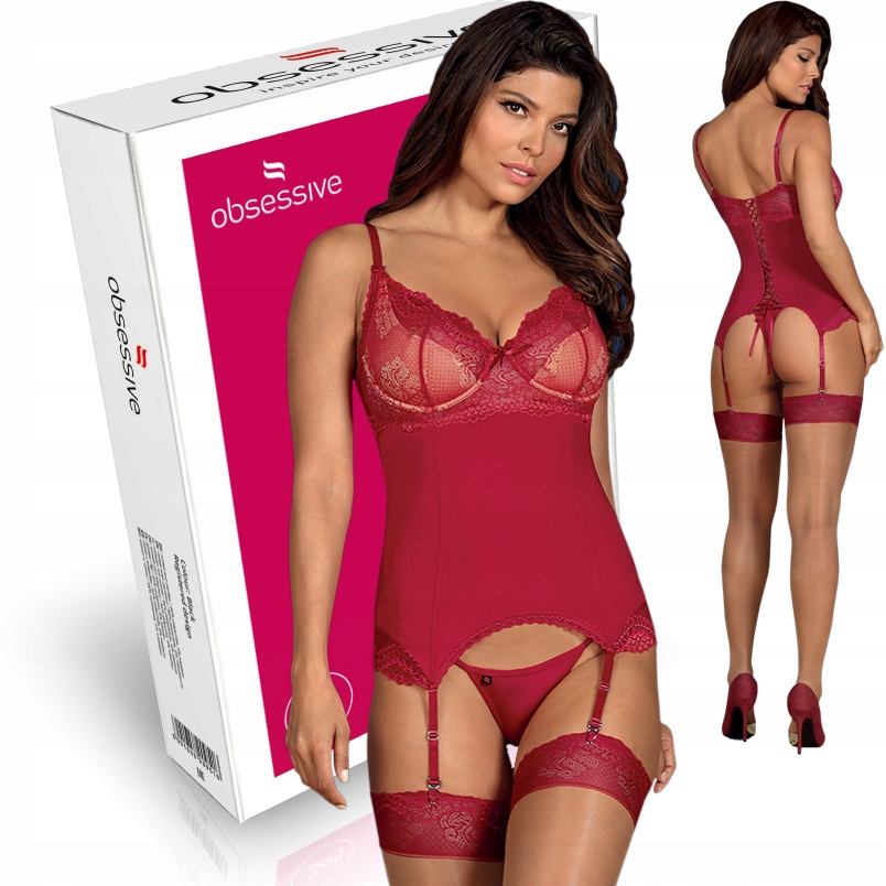Obsessive korzet a kalhotky Rosalyne vel S/m