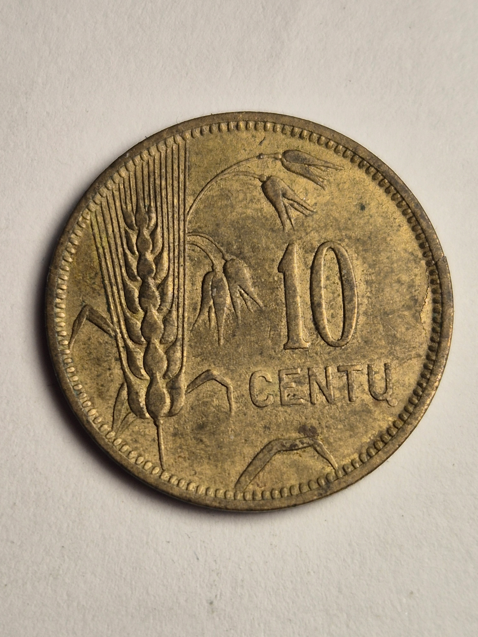 10 centów 1925 Litwa