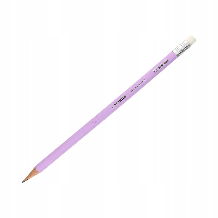 

Ołówek Stabilo Swano Pastel z gumką Hb liliowy