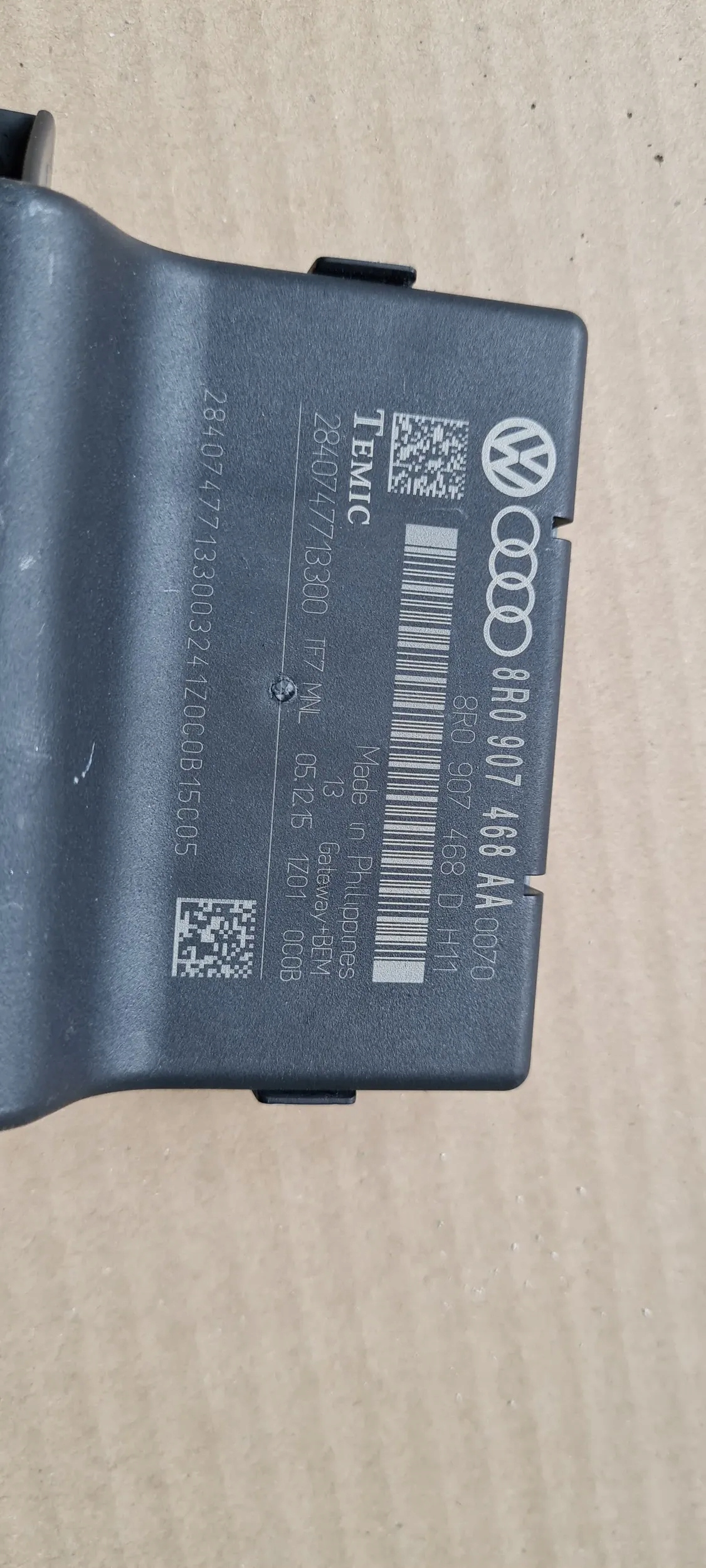 SQ5 85 8R LIFT module control unit GATEWAY 8R0907468AA 8R0907468D AUDI A4 B8 A5