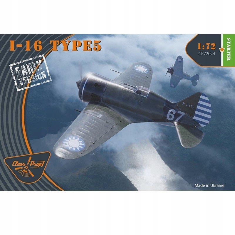 I-16 Type 5 raná verze CP72024 Clear Prop 1/72