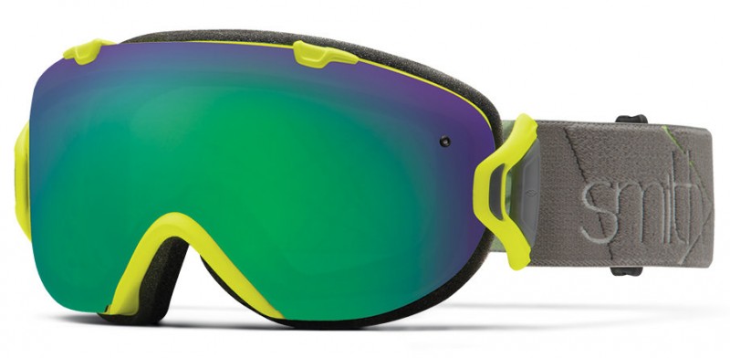 GOGLE DAMSKIE NEONOWE SMITH I/OS GREEN SOL X MIRROR + DRUGA SZYBA