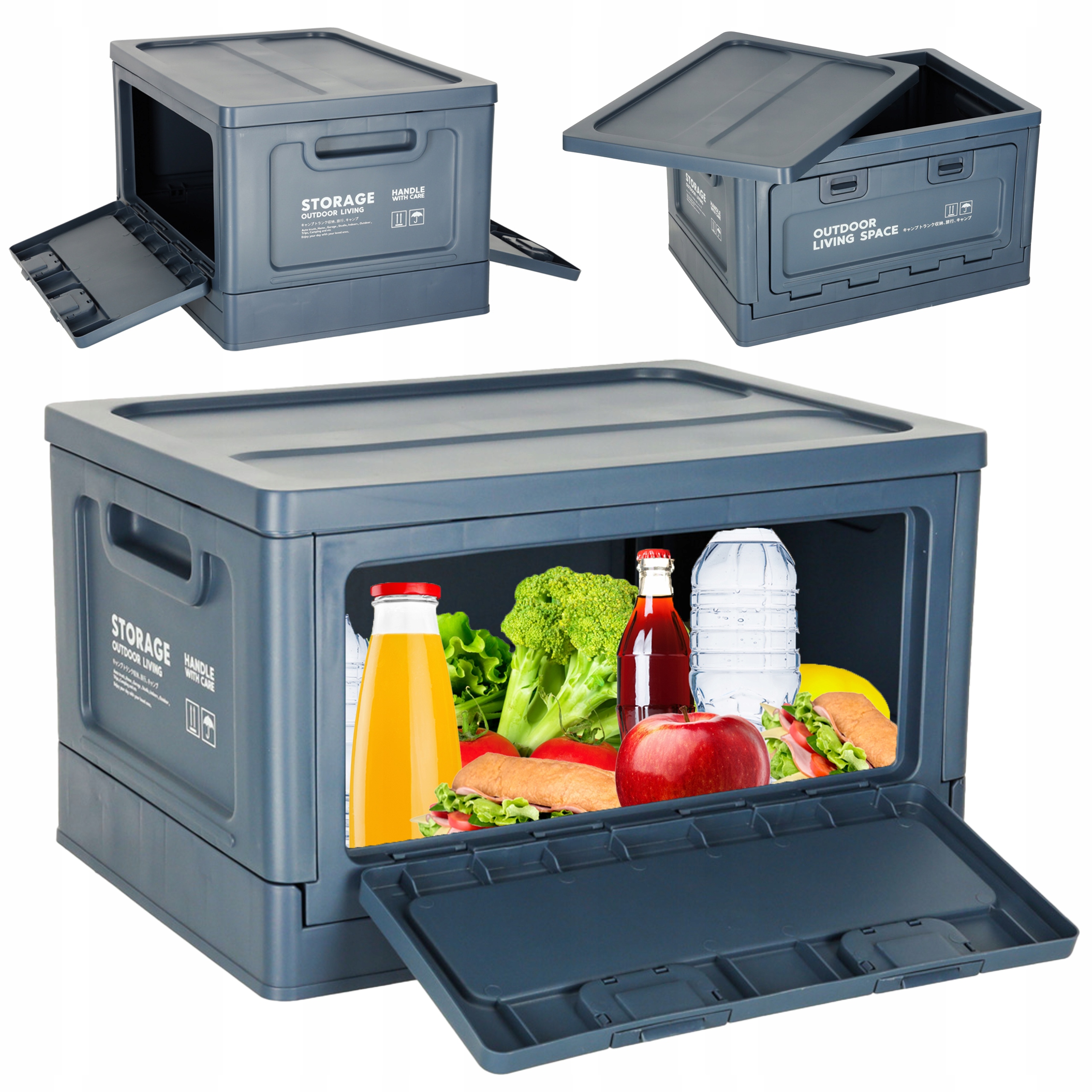 Organizer Do Samochodu Bagażnika Skrzynka Pudełko Campingowe Kufer Do Auta