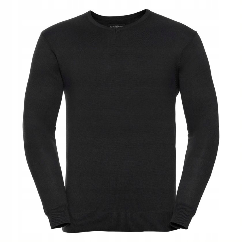 Pánský svetr přes hlavu V-neck Černý vel. Xs