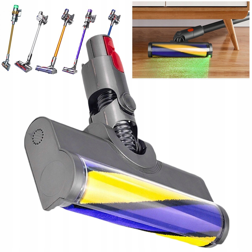Led Sací Kartáč Pro Dyson V7 V8 V10 V11 V15, Účinně Omyvatelný