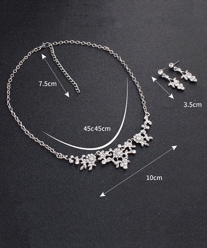 NASZYJNIK KOLCZYKI CRYSTAL KOMPLET Cechy nie zawiera niklu