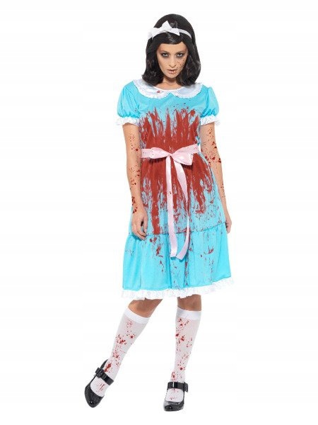 Kostým Krvavá Vražedná Sestra Halloween XL