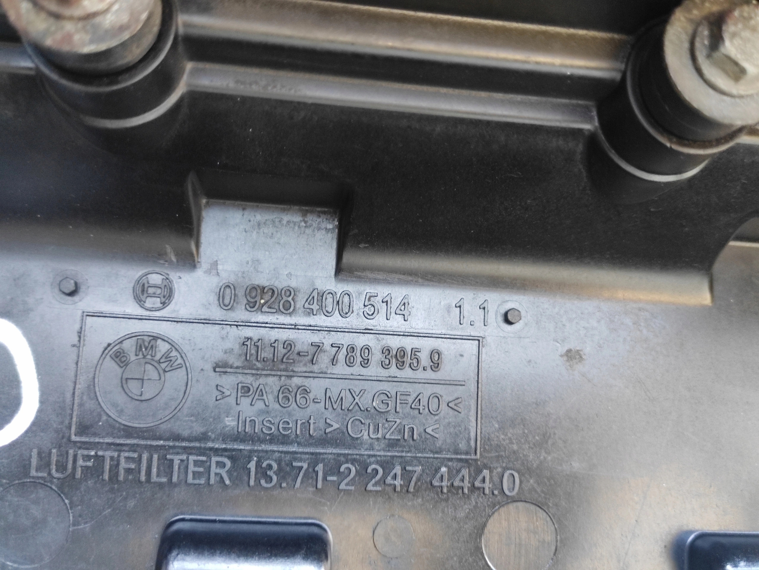 POKRYWA ZAWORÓW BMW M57 3.0D 7789395 Typ silnika Diesel