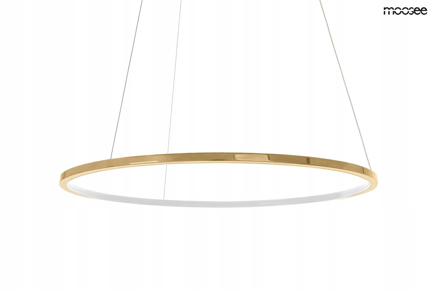 Moosee lampa wisząca Ring Slim 80 złota