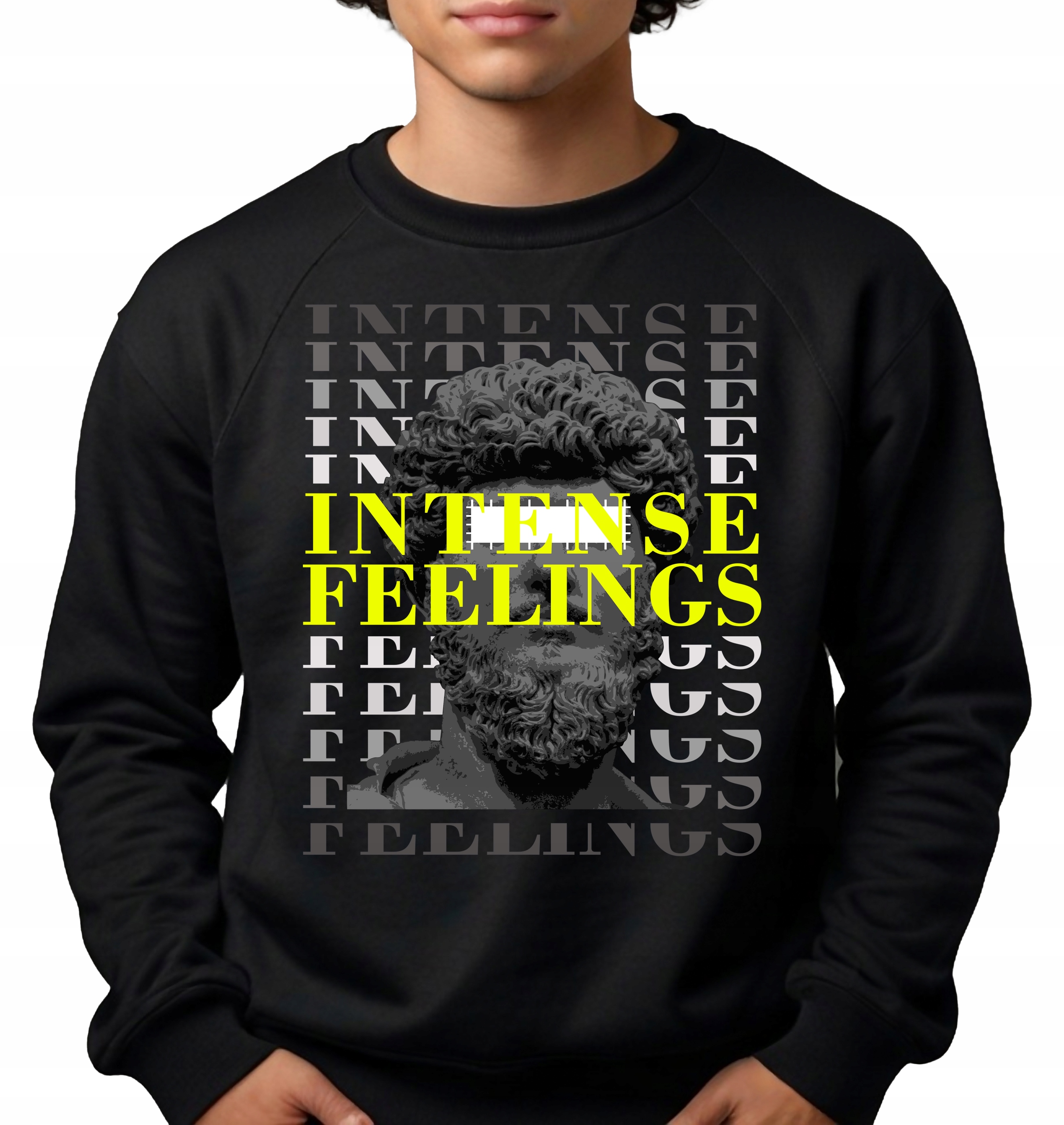 Pánská Mikina Intense Feelings pro kolegu chlapce a bratra jako Dárek Velikost S