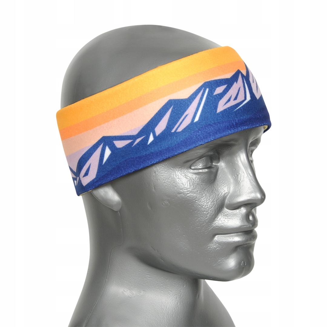 Opaska polarowa na głowę - MOUNTAIN SUNSET