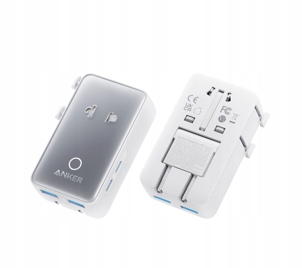 Adapter podróżny Anker Nano 5w1 A9215H21 20W 2x Usb-a 2x Usb-c Eu Us Au Uk
