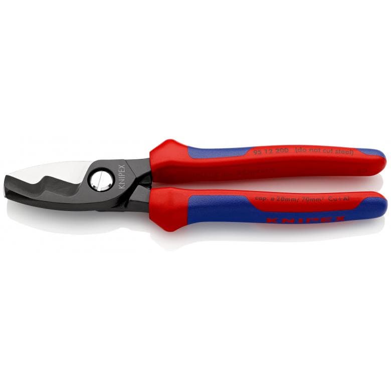 

Knipex 95 12 200 Nożyce do kabli podwójne ostrze