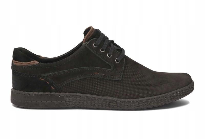 

Półbuty Męskie Buty Casual Skóra 848 Czarny 41