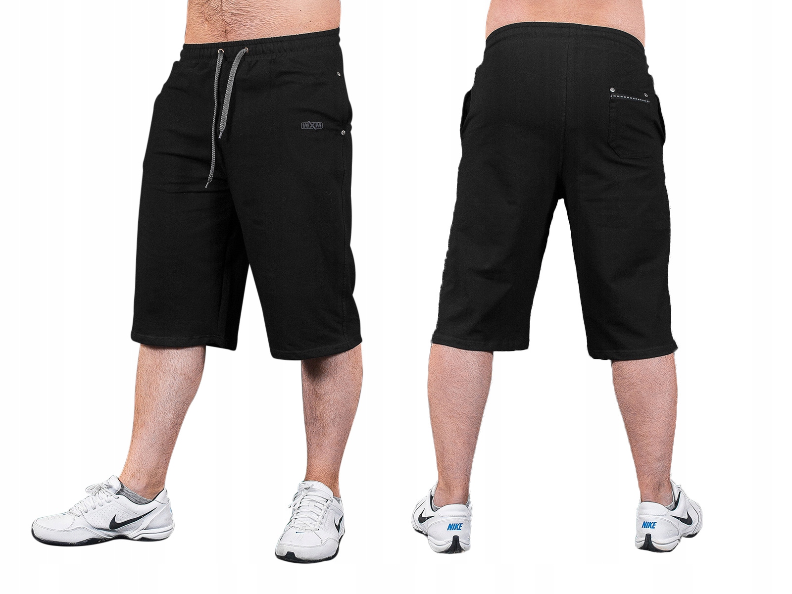 

Krótkie Spodenki Dresowe Męskie Wxm 3/4 6XL czarne