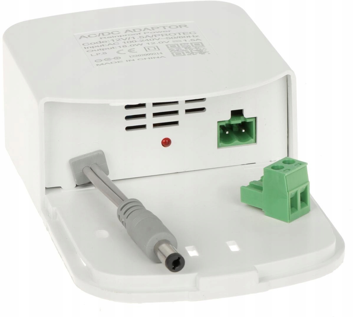 ZASILACZ PROTEC 12V/1.5A 1749 Model 12V/1.5A/PROTEC