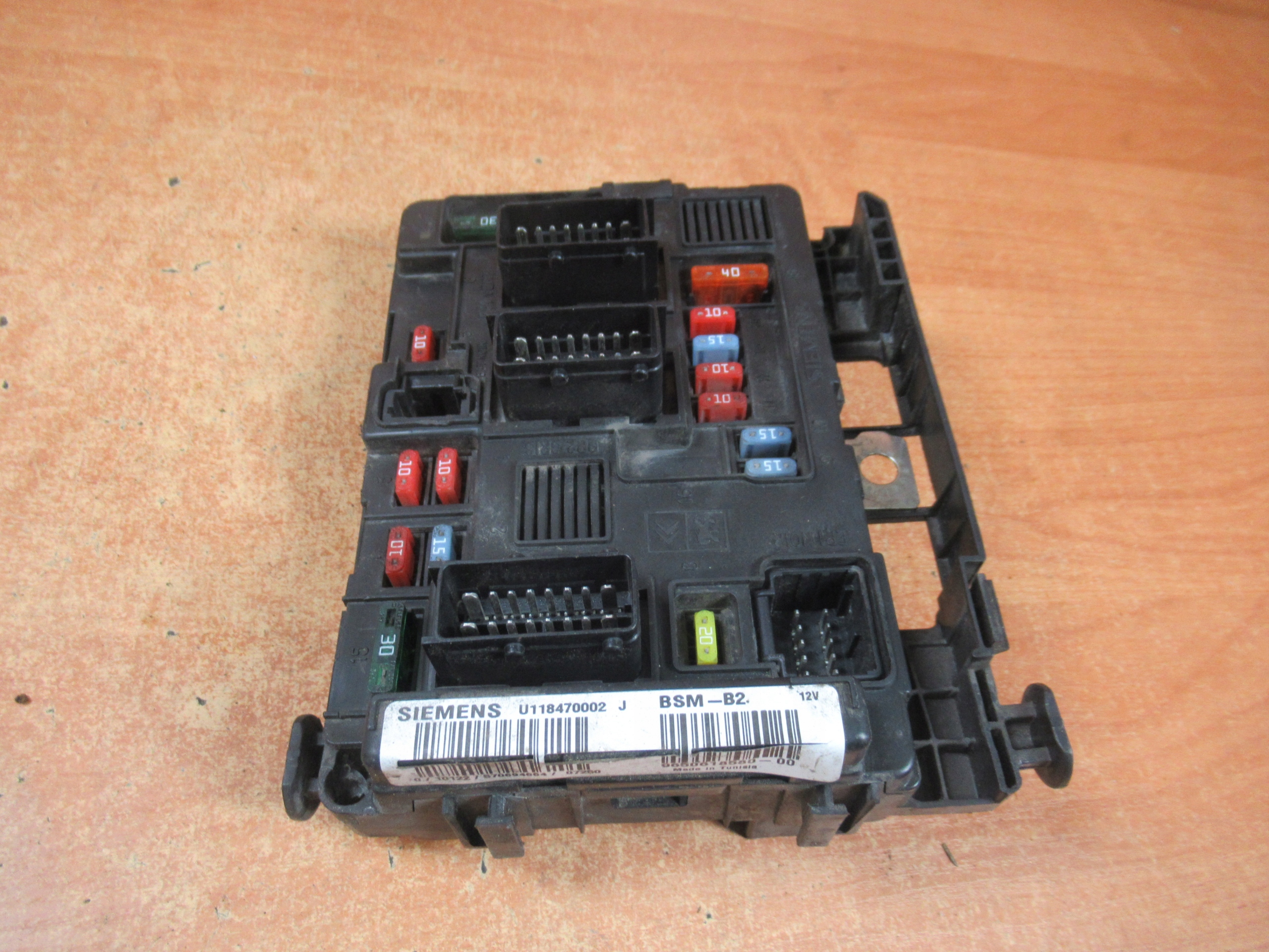 MODUŁ SKRZYNKA BSM B2 CITROEN C2 C3 PEUGEOT 206 307 9650618580 U118470002J