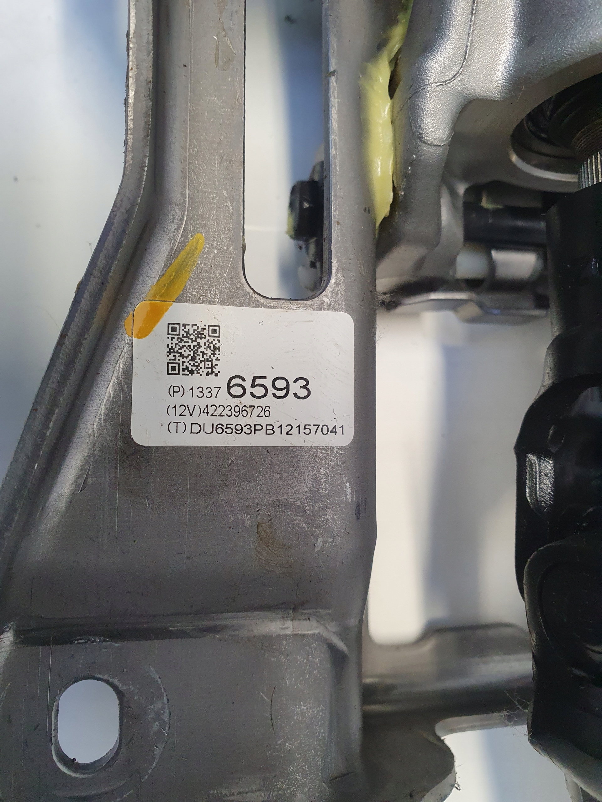 OPEL ZAFIRA C steering wheel rod 13376593