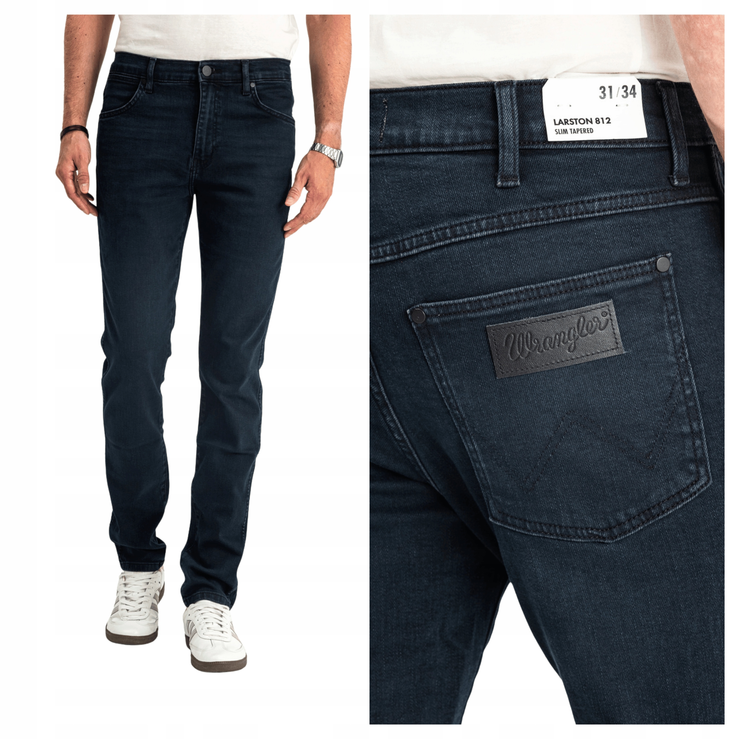 Wrangler Larston W32 L34 Pánské džínové kalhoty džíny Přiléhavé