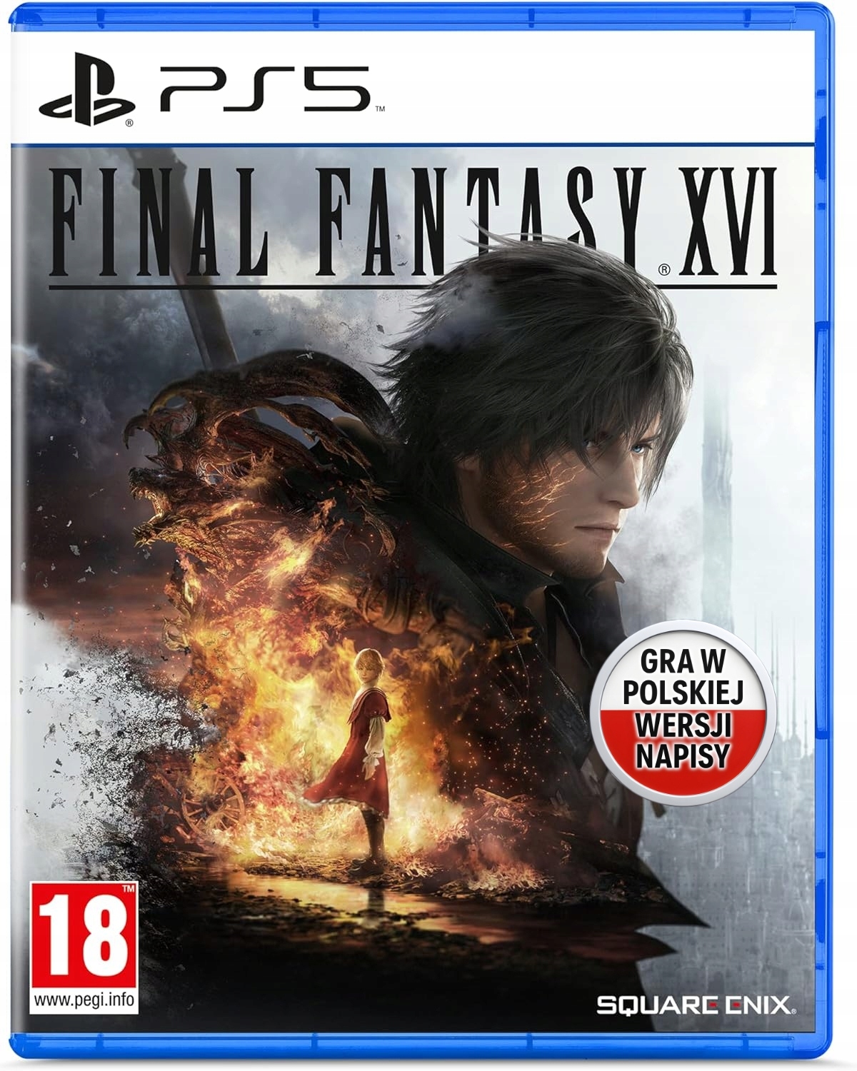 Final Fantasy XVI 16 Pl PS5 Płyta Blu-ray