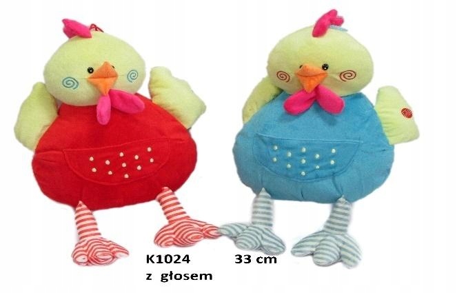 kurczak pluszowy 33cm z dźwiękiem | K1024 — 3
