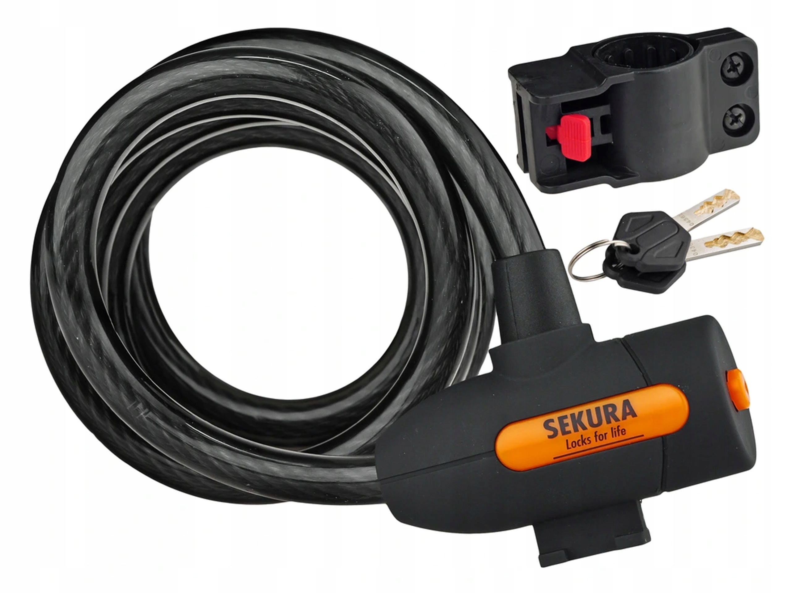 

Zapięcie rowerowe Sekura spirala KB105 185cm