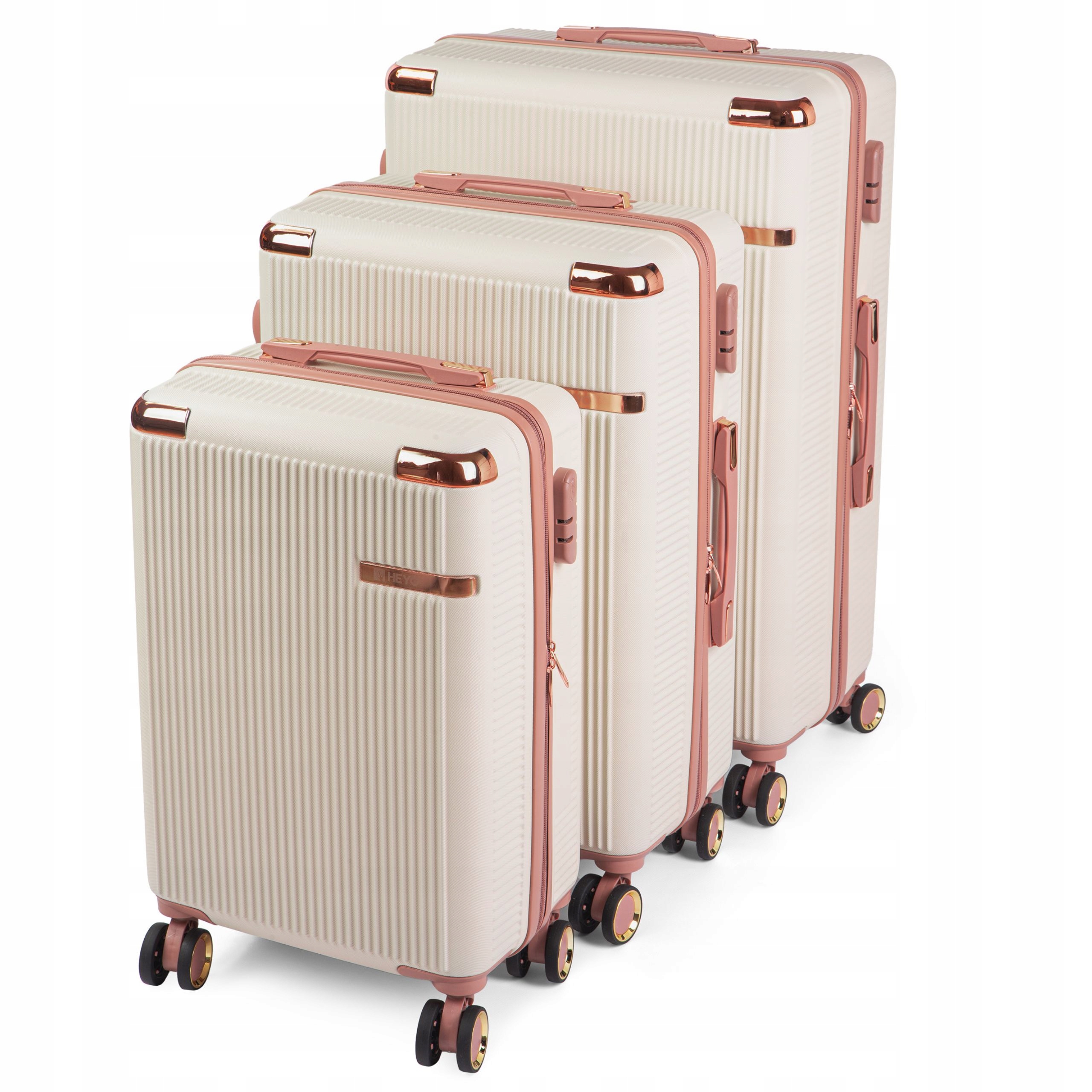 Sada Kufrů Cestovní Velká Střední Kabinová Heyo Na Kolečkách, Zavazadla
