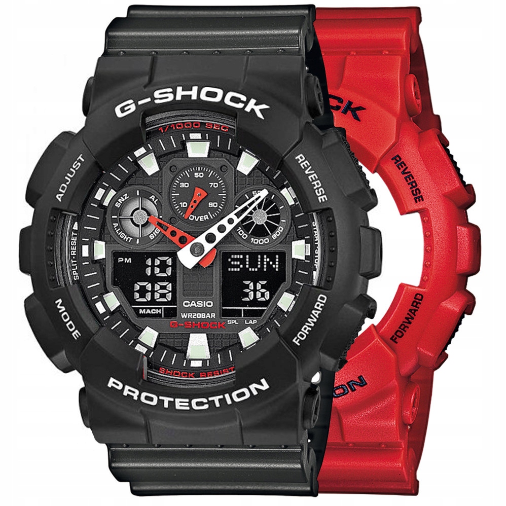 Hodinky Casio G-Shock Set GA-100B-4AER Luneta 10508136 Řemínek 10467764 20