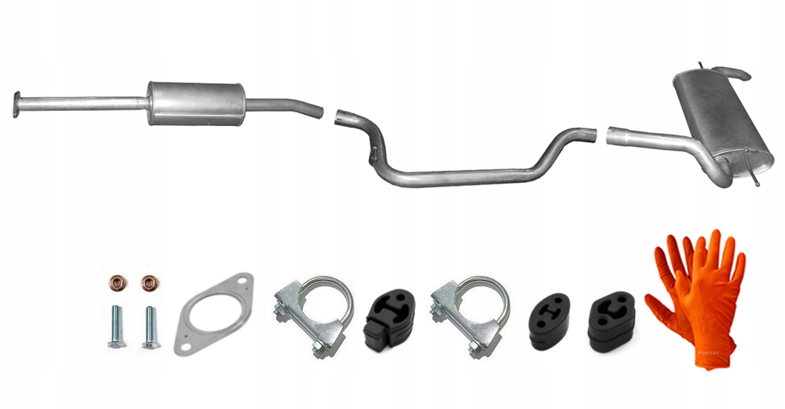 Ford C-max 1.6 Ti-VCT 88-92 kW (od roku 2010) Výfukový Systém