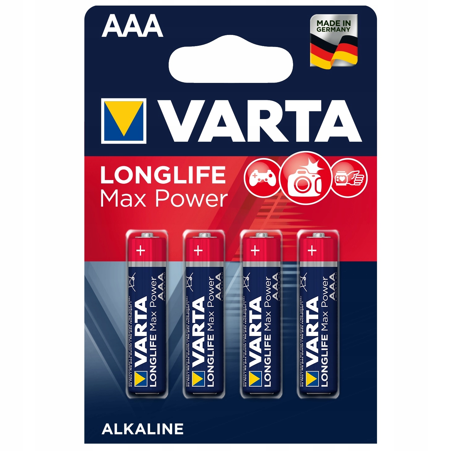 

bateria Varta Max Power Aaa 4 szt. LR03