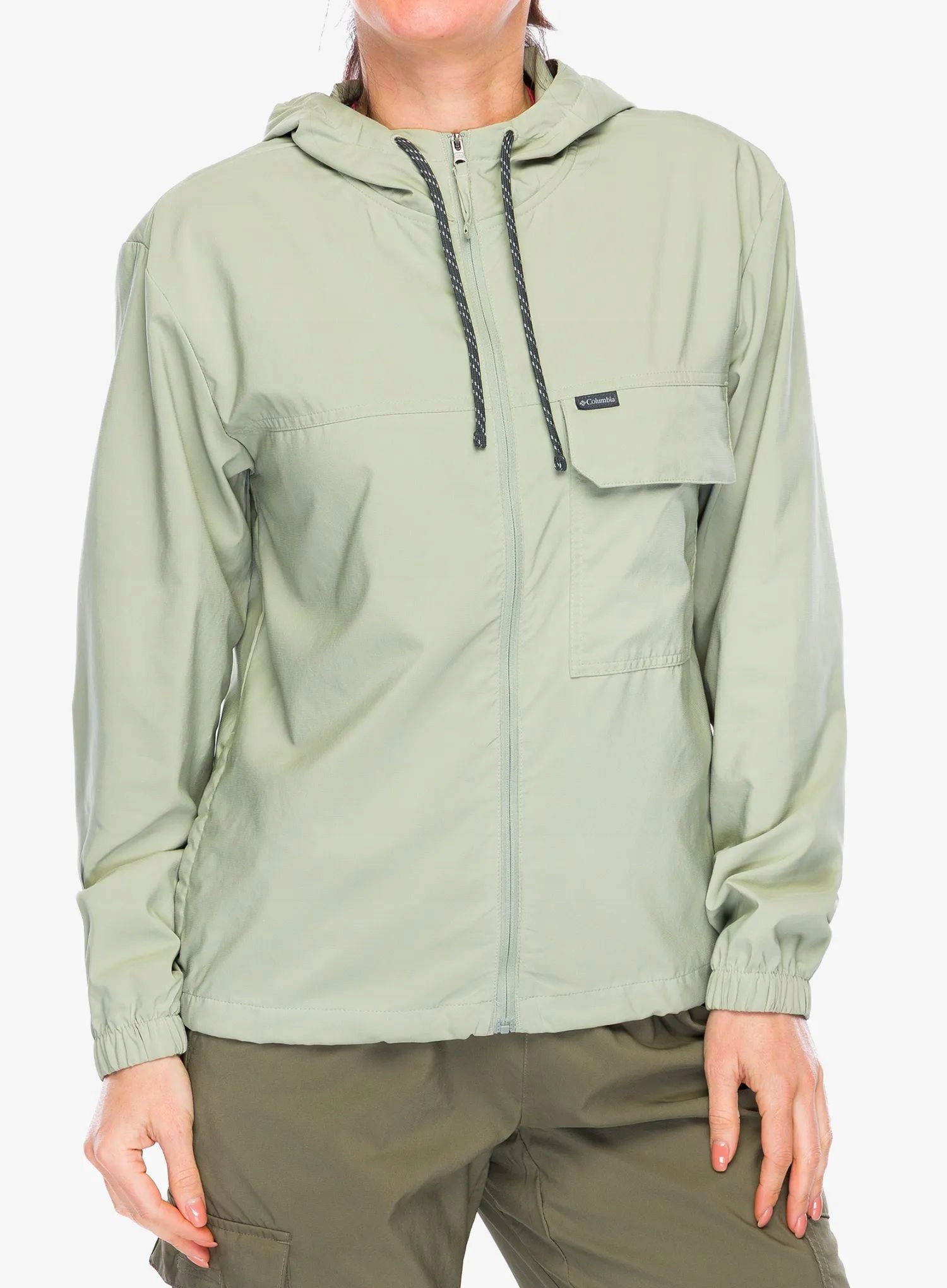 Dámské tričko Columbia Skien Valley s kapucí a dlouhým Rozepínací mikina safari L