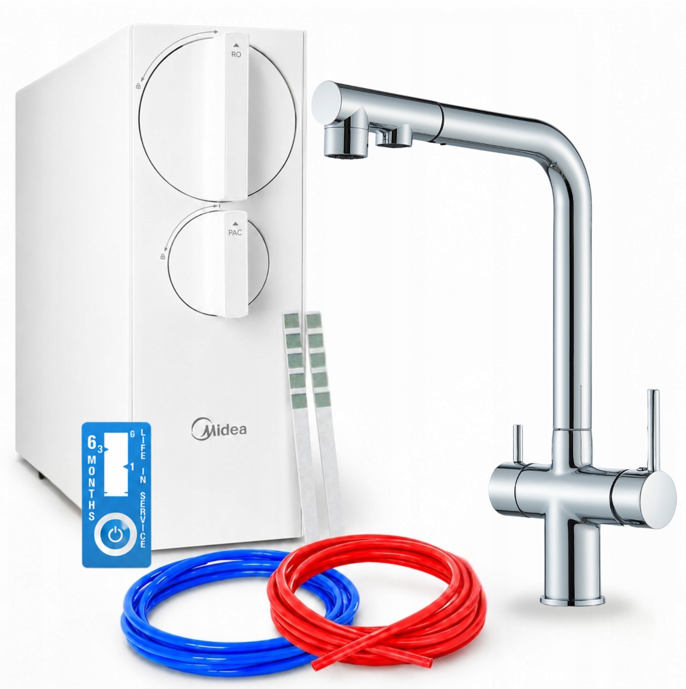 Systém Filtrovania Vody Pod Beznádržový Drez Midea 800GPD Trojcestný Kohútik