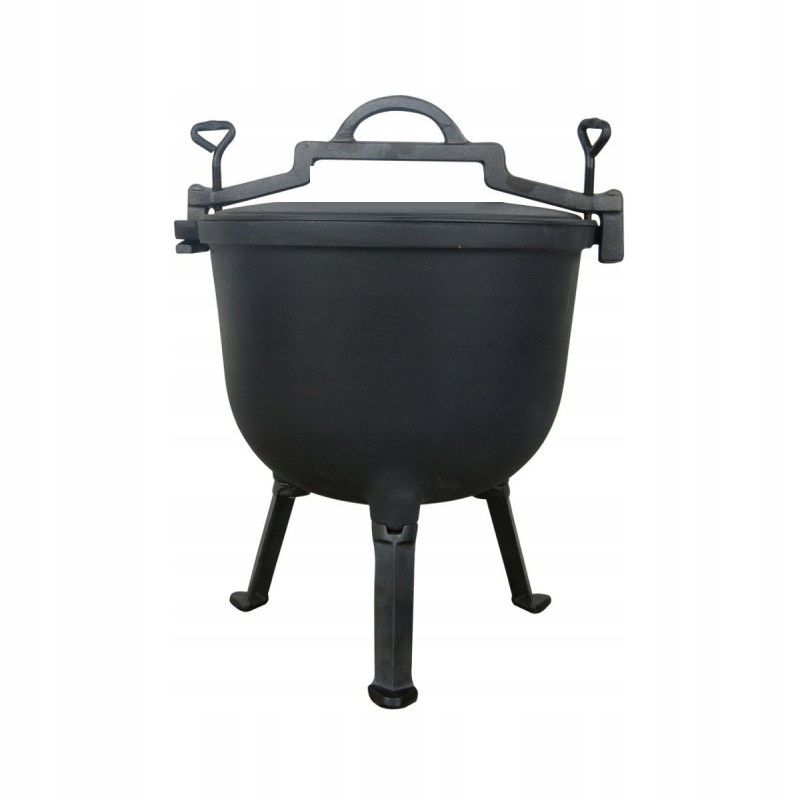 

Kociołek Myśliwski Żeliwny Garnek Emaliowany 11L