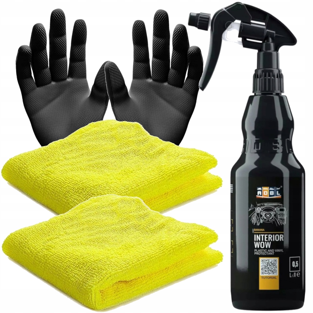 Adbl Interior Wow Dressing Satynowy Czernidło Do Plastików Kokpitu Gumy