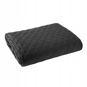 Přehoz 170x210 Pikovaný Elegantní Na Postel Černý