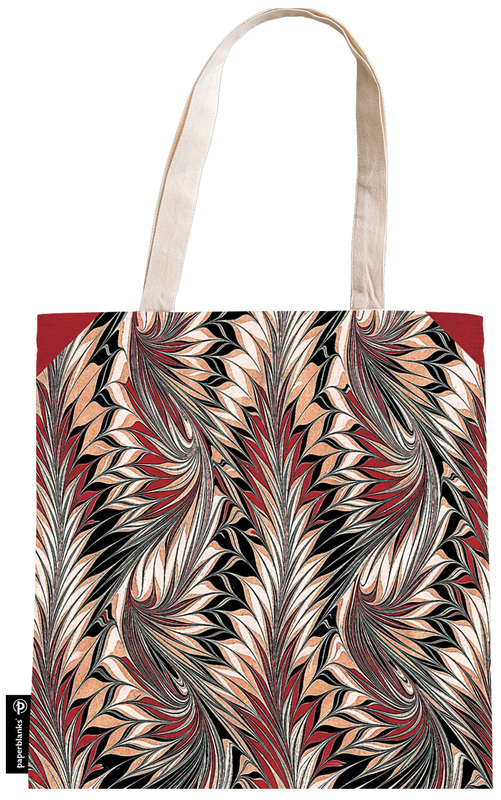 Plátěná taška na nákupy, tašky Cockerell Marbled Paper Rubed Paperblanks