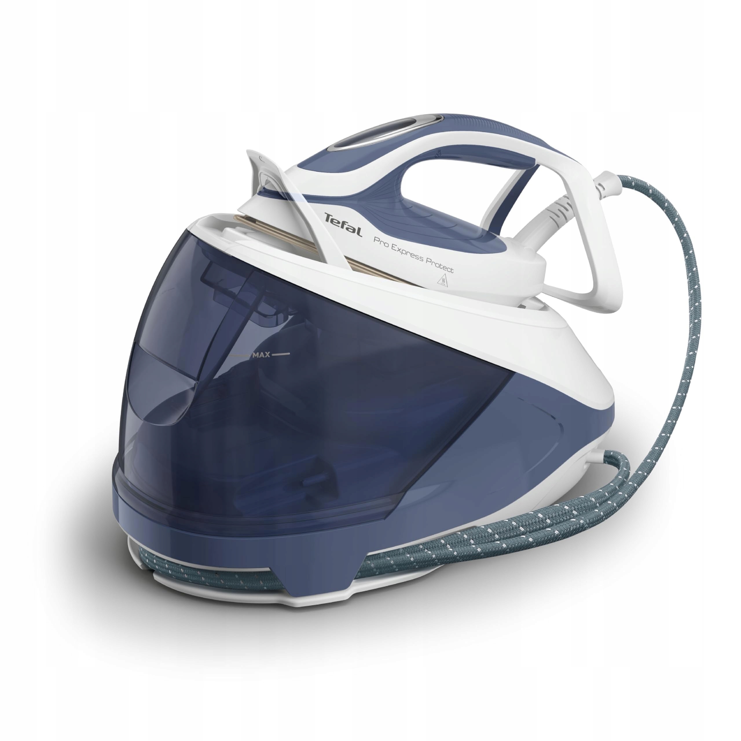 Tefal Napařovací žehlička Pro Express Protect, 7,6 bar, modrošedá/bílá
