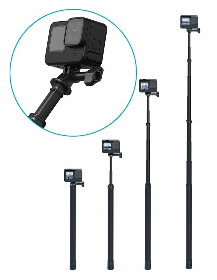 Uchwyt Statyw Monopod Grip SELFIE Stick 3M GoPro