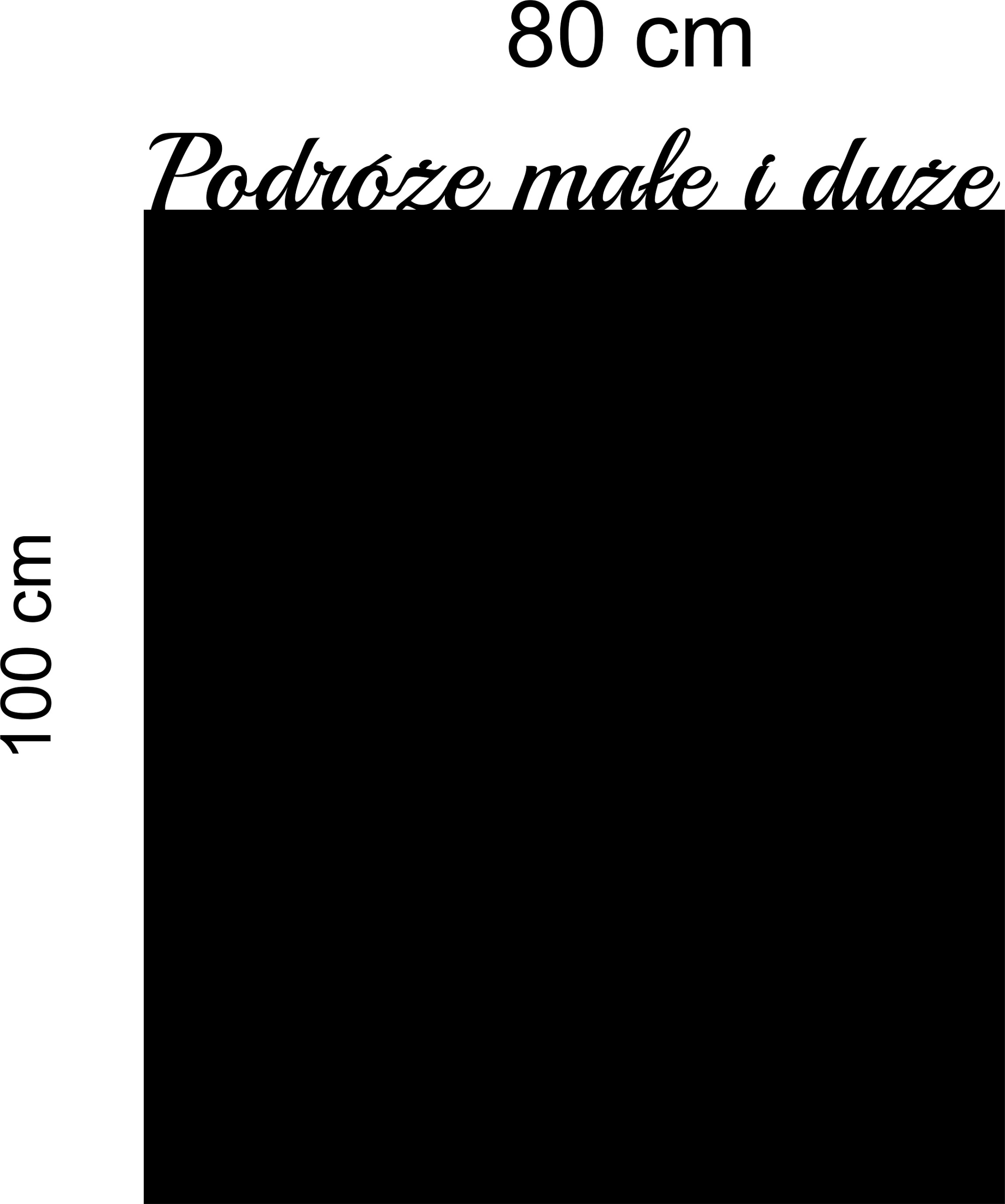 Magnetická tabule na magnety Z Kovu pro cestování, malé i velké, 100 x 80 cm