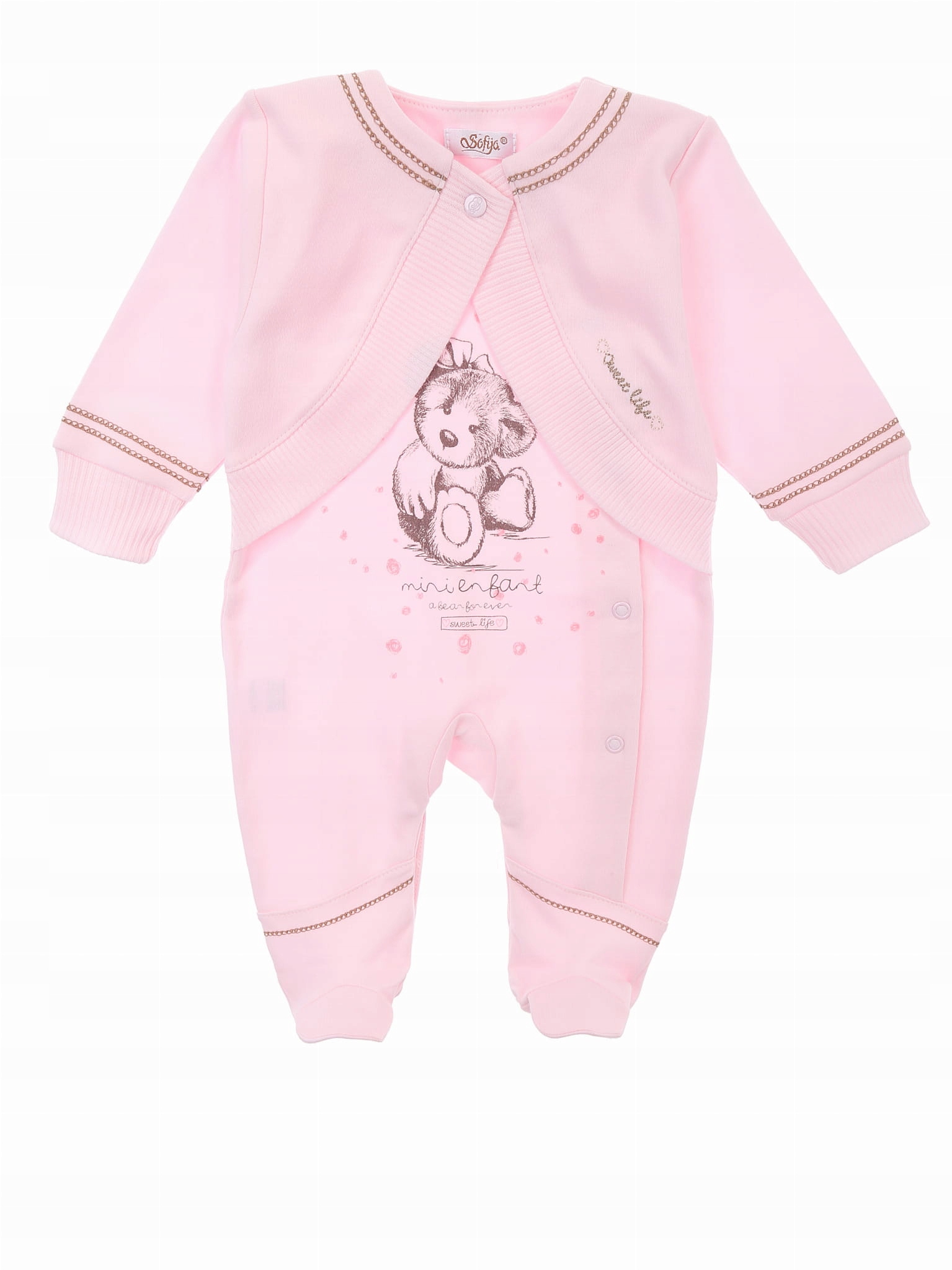 

Pajac niemowlęcy Arielka róż 56